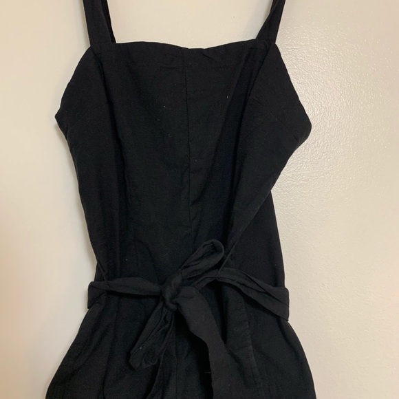 Abercrombie Mini Black Romper with Tie - Picture 3 of 4